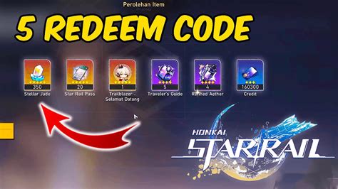 Buruan 5 Redeem Code Honkai Star Rail YouTube