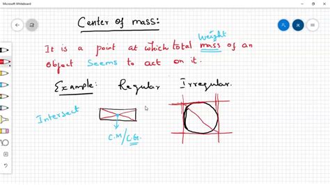 How To Find Center Of Mass And Various Day Life Examples Youtube