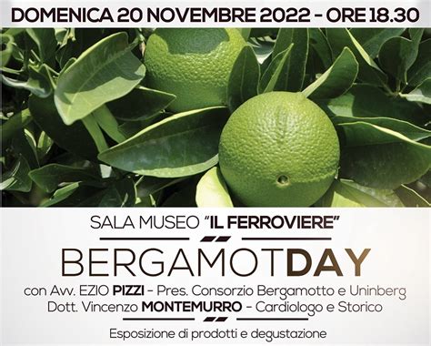 Reggio Calabria Domani Bergamot Day Alla Stazione Di S Caterina