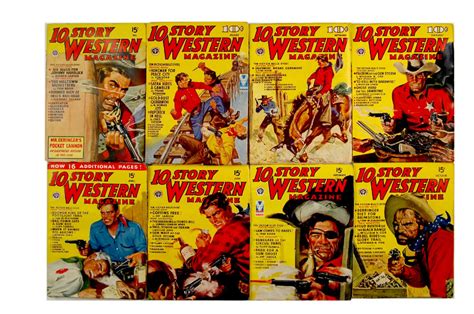 Hake S “10 Story Western Magazine” Pulp Lot