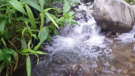 Calming Turquoise River And Waterfall Relaxing Stone Water Sounds