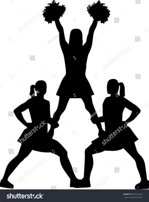 214 Cheer Pyramid Silhouette Images, Stock Photos & Vectors | Shutterstock