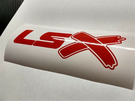 Lsx Sticker Decal Vinyl Ls X For C10 Corvette Camaro Chevy Gm Swap Many