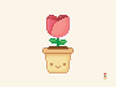 Flower Pixel Art Best Flower Site