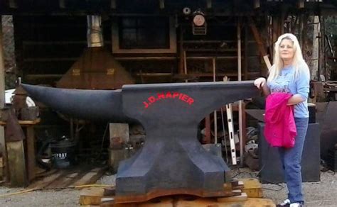 6500 Pound Anvil And Mrs Ruby Walters Blacksmith Tools Anvil Cast