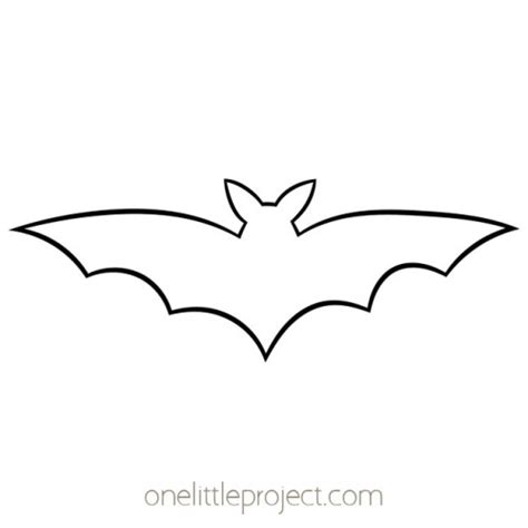 Bat Outline Free Printable Bat Templates