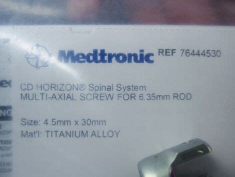 New MEDTRONIC SOFAMOR DANEK REF 76444530 CD HORIZON Spinal System MULTI