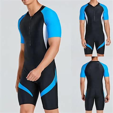 Trajes De Una Pieza Para Hombre Traje De Neopreno Corto De Mm Traje