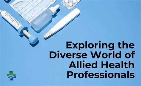 What Types Of Jobs Are For Allied Health Professionals Kpg Allied