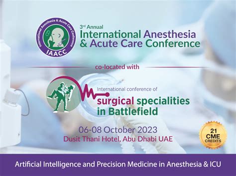 3rd Annual International Anesthesia And Acute Care Conference