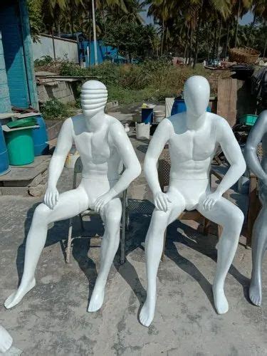 Sitting Fiberglass Male Mannequins Foldable At Rs In Bengaluru