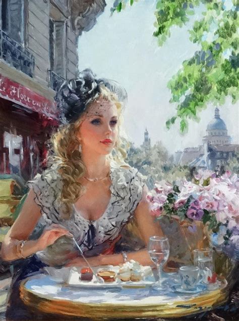 Konstantin Razumov B Russian School Oil On Female Art