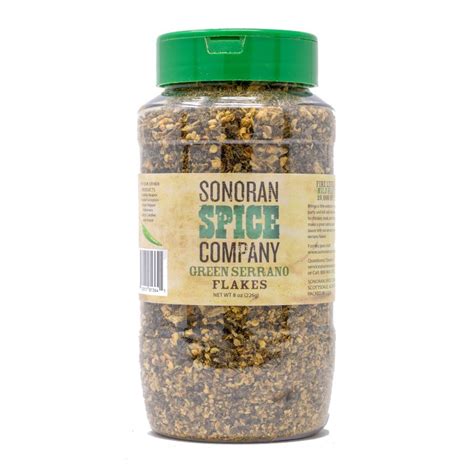 Dried Serrano Chili Pepper Flakes - Sonoran Spice