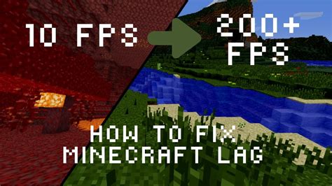 How To Fix Lag Latency And Stutter In Minecraft Any Version Easy