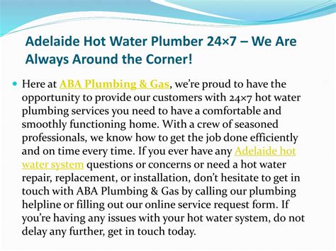 PPT Simple DIY Hot Water System Maintenance Tips PowerPoint Presentation ID