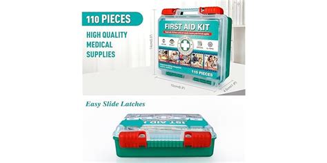 General Medi 110 Piece First Aid Kit 2 Pack