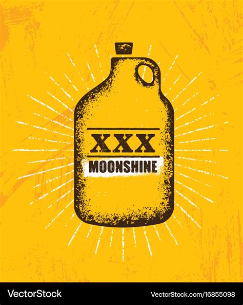 Moonshine Jug Vector