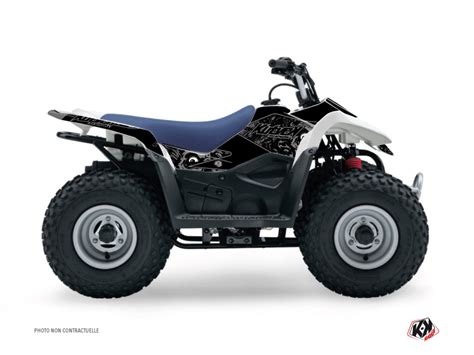 Suzuki Ltz Atv Zombies Dark Graphic Kit Black Kutvek Kit Graphik