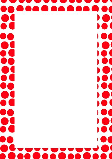 Polka Dot Border Template - ClipArt Best