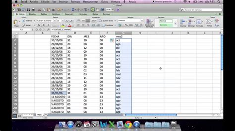 Separar Una Fecha En Excel FunciÓn Texto Youtube