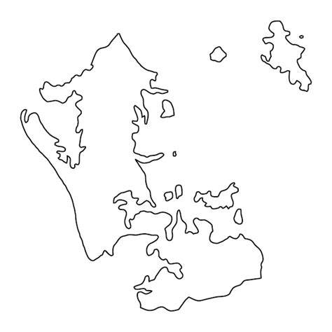 Mapa de la región de auckland división administrativa de nueva zelanda