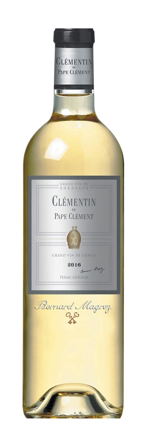 Le Cl Mentin Du Ch Teau Pape Cl Ment Blanc Wine Square