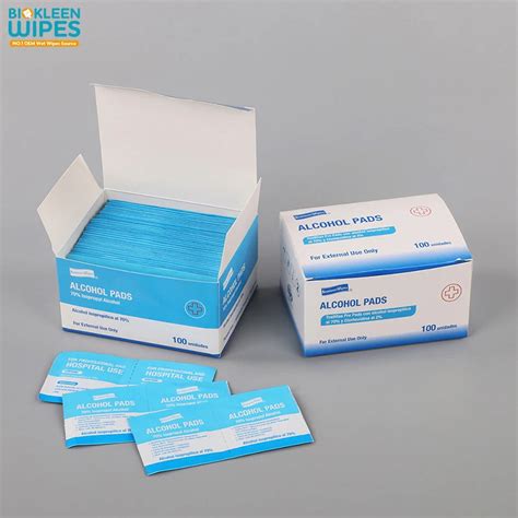 Biokleen Oem Free Sample Unidades Disposable Individually Alcohol