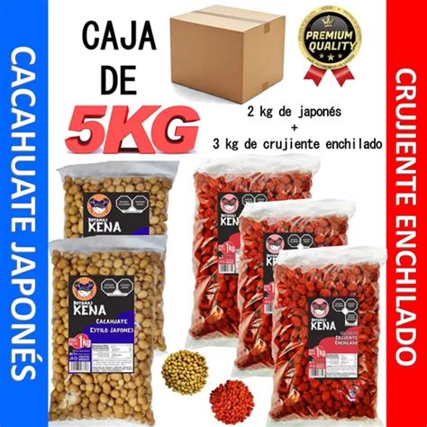 2kg Cacahuate Japonés 3kg Tipo Hot Nuts Botanas Kena Meses sin interés