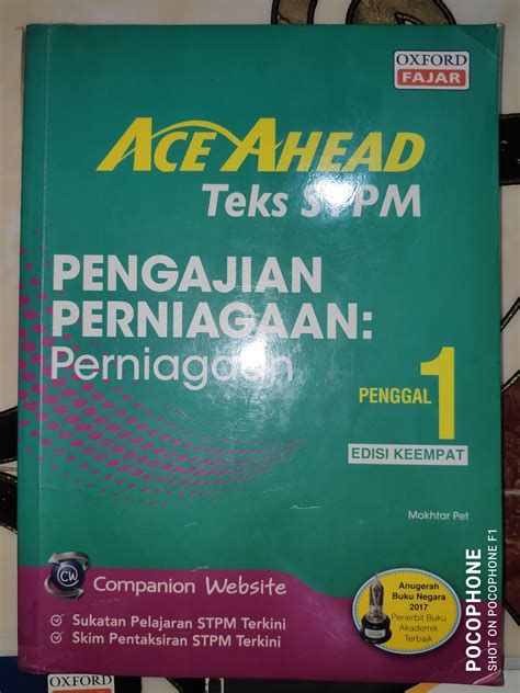 Ace Ahead Stpm Pengajian Perniagaan Penggal Buku Latihan Praktis