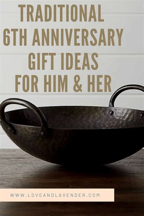 Traditional 6th wedding anniversary gifts for him iron – Artofit