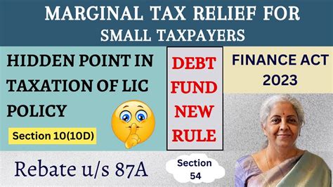 Marginal Relief In New Tax Regime With Examples A Marginal Relief