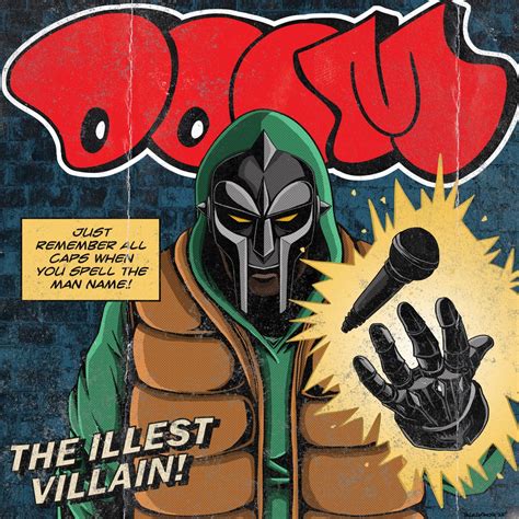 MF DOOM illustration I just finished : r/Illustration