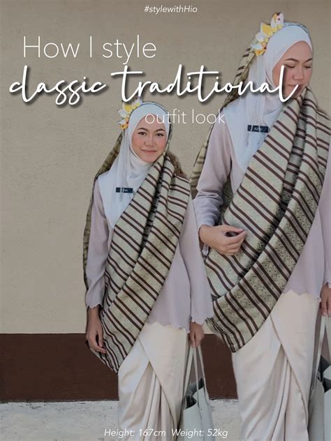 Styling Classic Traditional Songket Outfit Look Galeri Disiarkan