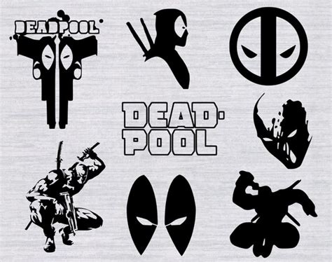 Deadpool Silhouette SVG