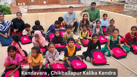 School Kit Distribution By It Professionals At Remote Government