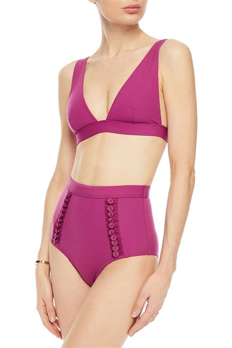 ZIMMERMANN Separates Sculpt Triangle Bikini Top THE OUTNET