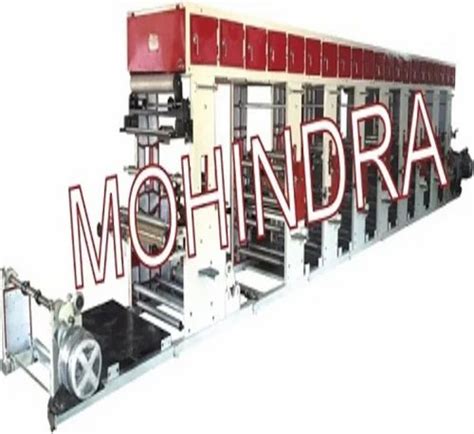 mohindra poly printing machine capacity  mmin  unit
