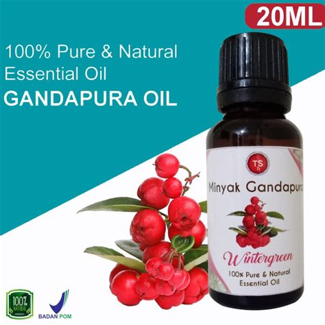 Jual Wintergreen Oil Minyak Gandapura Essential Oil Murni Ml