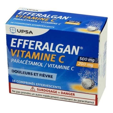 Efferalgan Vitamine C Mg Mg Comprim S Effervescents