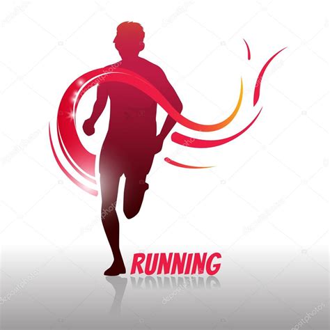 Running Man Logo And Symbol — Stock Vector © Tuastock 100077484