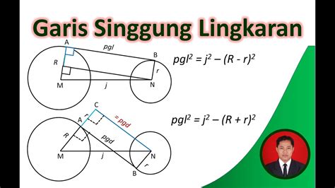 Cara Mencari Panjang Garis Singgung Persekutuan Luar Dan Garis Singgung