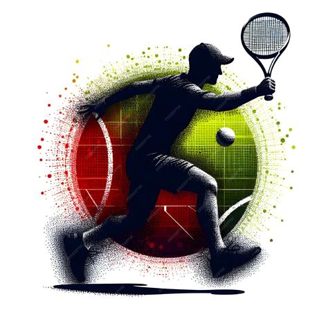 Premium Vector | Vector tennis player