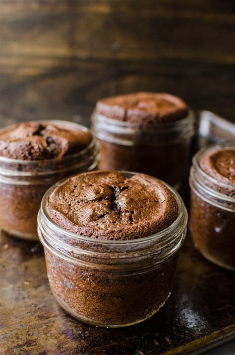 Chocolate Cake In Mason Jar