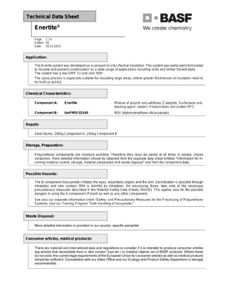 Enertite Os Technical Data Sheet Econ Building Products Basf