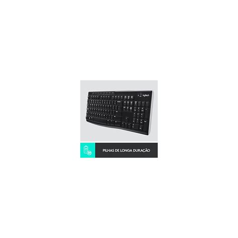 Teclado Sem Fio Logitech K Teclas De M Dia De F Cil Acesso