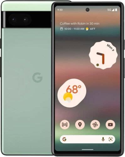 Google Pixel 6a GX7AS 128GB Sage Green 6 1 Wide Angle Lens Verizon