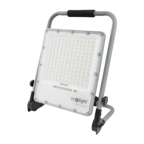 Ecolight Naświetlacz Roboczy LED z Akumulatorem 100W 5000K EC20497