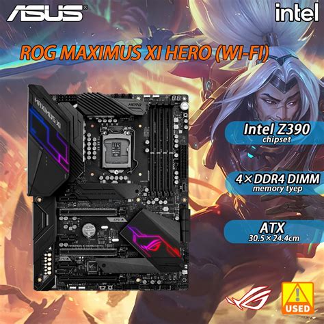 P Yta G Wna LGA 1151 ASUS ROG MAXIMUS XI HERO WI FI Przyjmuje Chipset