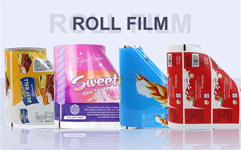 Custom Printed Aluminum Foil Food Packaging Film Plastic Laminated