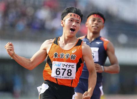 インターハイ 陸上男子100メートルは関口v、女子砲丸投げは奥山連覇― スポニチ Sponichi Annex スポーツ